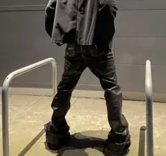 フレアデニム Rick goar ワックス加工　ブーツカット bolan 似