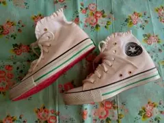 コンバース　フリル　ハイカット　4・1/2　タグ付