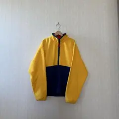 00s old GAP フリース　ジャケット　黄　古着