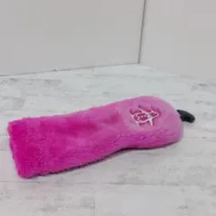 【美品】マンシング ユーティリティ用ヘッドカバー ピンク ペンギン刺繍 ゴルフ