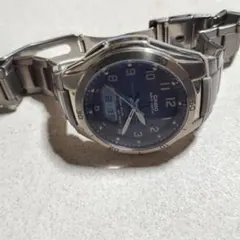 最終値段CASIO ウェーブセプターチタン電波ソーラー腕時計箱無し