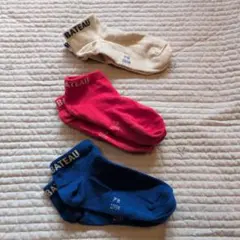 PETIT BATEAU 男の子靴下 3足セット
