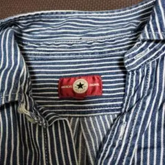 CONVERSE ALL STAR ストライプ長袖シャツ サイズ L