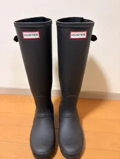 HUNTER ブラック 長靴 UK 6