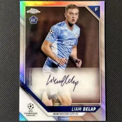 直筆サイン！リアム・デラップ ルーキー rc マンチェスターシティ チェルシー