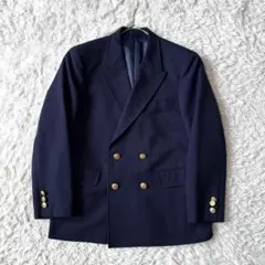 超美品☆未使用級【ジェイプレス】フランネル　紺ブレ　ダブル　金ボタン　A6 L J.PRESS ジェイプレス 紺ブレ ジャケット ブレザー ダブル 金ボタン J