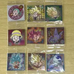 ドラゴンボール　超戦士シール ウエハース超　超絶感謝の十周年　9枚セット