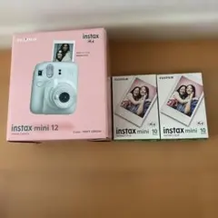 FUJIFILM instax mini 12 ミントグリーン 本体とフィルム