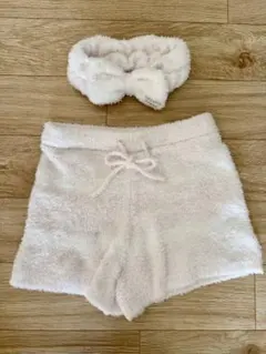 ジェラピケ ショートパンツ　ヘアバンドセット