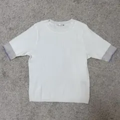 ITS' DEMO（イッツデモ）半袖 リブニット