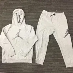 NIKEジャンプマン ジョーダンロゴ スウェット 上下 セットアップ グレー L