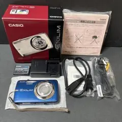 CASIO EXILIM デジタルカメラ 本体 EX-Z550 BE ブルーのサムネイル