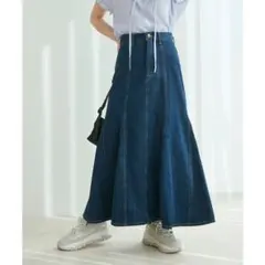 【vis-`a-vis】デニムマーメイドスカート