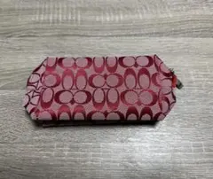 mo様専用sold out COACH シグネチャー柄ポーチ