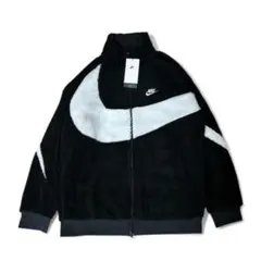 新品未使用NIKE ナイキ ボアジャケット リバーシブル XLサイズ ビックロゴ