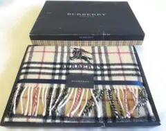 BURBERRY LONDON ノバチェックウール100%　ひざ掛け