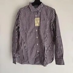 MUJI オーガニックコットン チェックシャツ M
