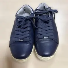 Polo ネイビー レザー スニーカーのサムネイル