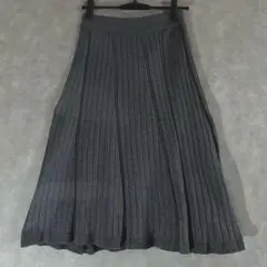 Y2K Balletcore Ribbed Knit Pleated Skirt