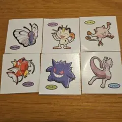 ポケモンパン　デコキャラシール　216弾　 6枚セット