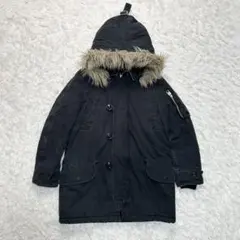 超希少 moussy y2k グランジ N-3B ミリタリージャケット 黒