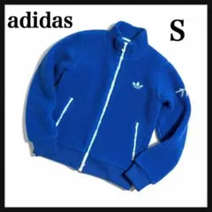 美品 adidas トレフォイル刺繍 ボアフリースジャケット Y2K S