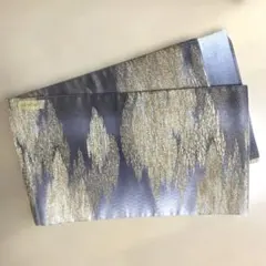 グレーと金色の袋帯