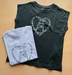 comcoca フレンチスリーブ Tシャツ2枚セット　120のサムネイル