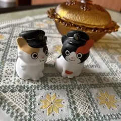 駅長猫 フィギュア 2体セット
