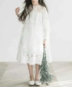 【新品】女の子　レースワンピース　ドレス　 　130 140 150