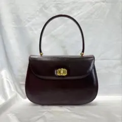 【セール中】GUCCI オールドグッチ ヴィンテージ ハンドバッグ ボルドー