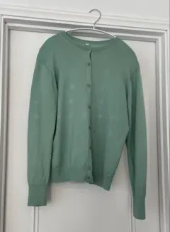 ミントグリーン カーディガン レディース ユニクロ