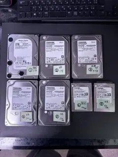 HITACHI 内蔵HDD 1TB 500GB 2点セット - メルカリ