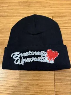 限定価格！！Emotionally Unavailable ニット帽 ブラック