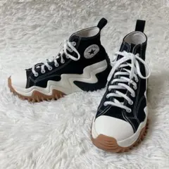 【美品】コンバース ランモーション ハイカット 韓国限定 27cm