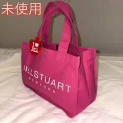 【美品・未使用】JILLSTUART　ロゴ入り　ミニトートバッグ　ピンクのサムネイル