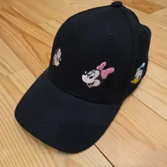 ミニー・ミッキーディズニー刺繍キャップ