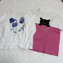 ケイトスペード　120cm 長袖Tシャツ　猫ネコ半袖Tシャツ