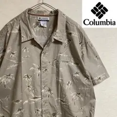 Columbia コロンビア アロハシャツ 半袖 総柄 ヤシの木のサムネイル