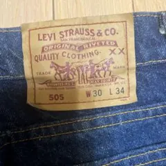 美品 Levi's 505 STRAUSS&CO. デニムパンツ W30 L34