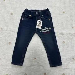 ミキハウス　ダブルビー　デニムパンツ　新品タグ付き　90