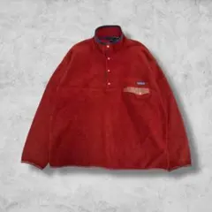 90s Patagonia スナップT 赤 XL カナダ製 パタゴニア シンチラ