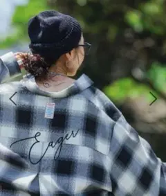 【新品】 [be with M] Misayoカラフルチェックシャツ 黒