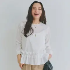 新品 titivate 裾フリルデザインブラウス
