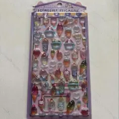 ボンボンドロップ　シール　ぷっくり　立体　シール交換