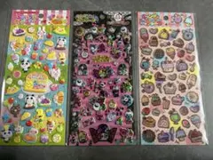 【正規品】キラキラ ぷにっちょ ポップシール　3点セット