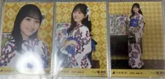 五百城茉央 乃木坂46 浴衣2026 福井 生写真 3種コンプ 真夏の全国