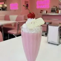 ストロベリーミルクシェイク 食品サンプル アメリカン ダイナー