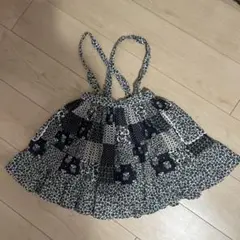 Little cotton clothes 4y 6y パッチワークスカート