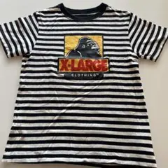 X-LARGE × Disney ミッキー ボーダー Tシャツのサムネイル